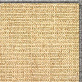Sand Sisal Rug with Serged Border (Color 989)