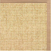 Sand Sisal Rug with Straw Cotton Border - Free Shipping 1