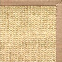 Sand Sisal Rug with Straw Cotton Border - Free Shipping 2