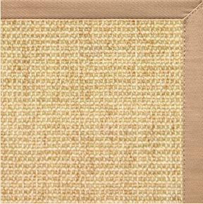 Sand Sisal Rug with Straw Cotton Border alternate view