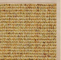 Spice Sisal Rug with Alabastor Cotton Border - Free Shipping 2
