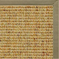 Spice Sisal Rug with Basil Green Cotton Border - Free Shipping 2