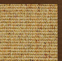 Spice Sisal Rug with Bronze Cotton Border - Free Shipping 1