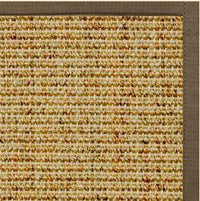 Spice Sisal Rug with Eucalyptus Cotton Border - Free Shipping 1