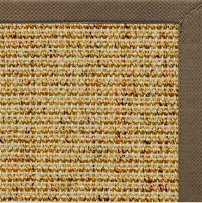 Spice Sisal Rug with Eucalyptus Cotton Border - Free Shipping