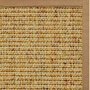 Spice Sisal Rug with Granola Cotton Border - Free Shipping