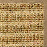 Spice Sisal Rug with Green Mist Cotton Border - Free Shipping 1