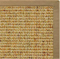 Spice Sisal Rug with Green Mist Cotton Border - Free Shipping 2