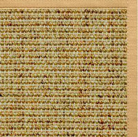 Spice Sisal Rug with Honeycomb Cotton Border - Free Shipping 1