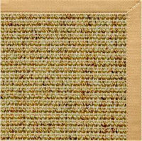Spice Sisal Rug with Honeycomb Cotton Border - Free Shipping 2