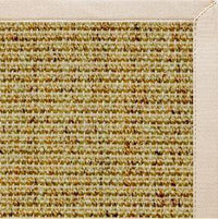 Spice Sisal Rug with Ivory Cotton Border - Free Shipping 2