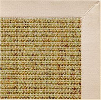 Spice Sisal Rug with Ivory Cotton Border - Free Shipping 3