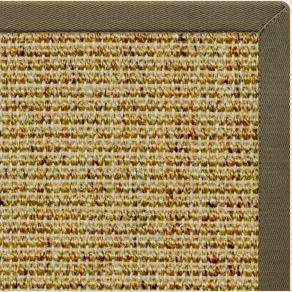 Spice Sisal Rug with Khaki Green Cotton Border alternate view