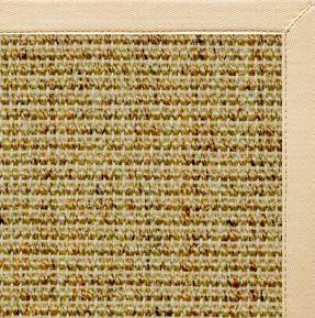 Spice Sisal Rug with Magnolia Cotton Border - Free Shipping