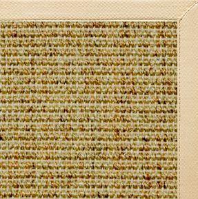 Spice Sisal Rug with Magnolia Cotton Border alternate view
