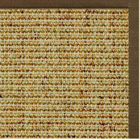 Spice Sisal Rug with Marsh Brown Cotton Border - Free Shipping 1