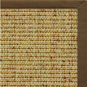 Spice Sisal Rug with Marsh Brown Cotton Border alternate view
