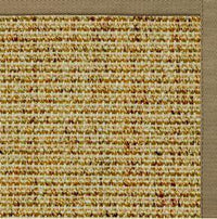 Spice Sisal Rug with Oat Straw Cotton Border - Free Shipping 1