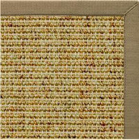 Spice Sisal Rug with Oat Straw Cotton Border - Free Shipping 2