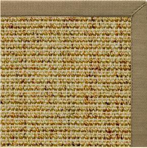 Spice Sisal Rug with Oat Straw Cotton Border alternate view