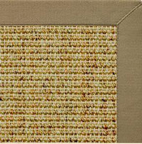 Spice Sisal Rug with Oat Straw Cotton Border - Free Shipping 3