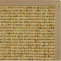 Spice Sisal Rug with Pale Ash Cotton Border - Free Shipping 3