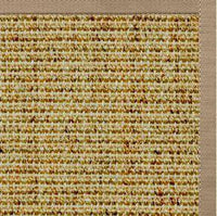Spice Sisal Rug with Pistachio Shell Cotton Border - Free Shipping 2