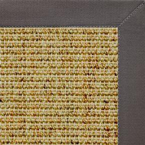 Spice Sisal Rug with Quarry Cotton Border - Free Shipping