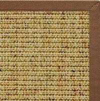 Spice Sisal Rug with Sahara Brown Cotton Border - Free Shipping 2
