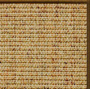 Spice Sisal Rug with Serged Border (Color 1048)