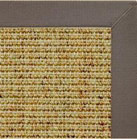 Spice Sisal Rug with Silver Shadow Cotton Border - Free Shipping 3