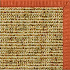 Spice Sisal Rug with Spice Cotton Border - Free Shipping
