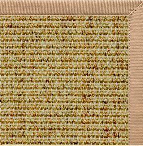 Spice Sisal Rug with Straw Cotton Border alternate view
