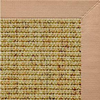 Posh Rug Spice Sisal Rug with Straw Cotton Border 3