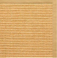 Tan Sisal Rug with Honeycomb Cotton Border - Free Shipping 1