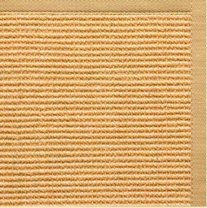 Tan Sisal Rug with Honeycomb Cotton Border - Free Shipping