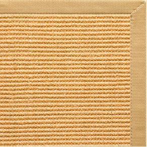 Tan Sisal Rug with Honeycomb Cotton Border alternate view