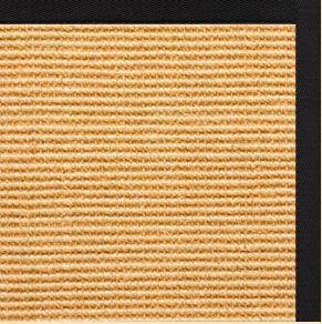 Tan Sisal Rug with Lava Cotton Border - Free Shipping