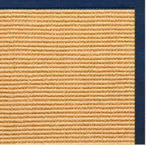 Tan Sisal Rug with Marina Cotton Border - Free Shipping