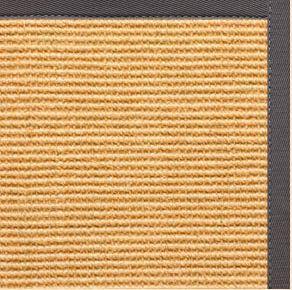 Tan Sisal Rug with Quarry Cotton Border - Free Shipping