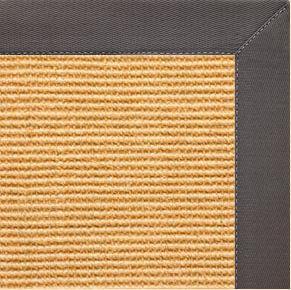 Tan Sisal Rug with Quarry Cotton Border - Free Shipping