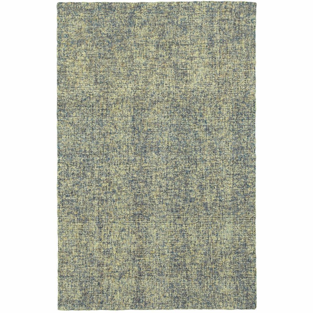 Finley Blue Green Solid  Casual Rug - Free Shipping