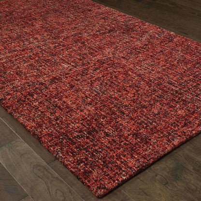Casual Rug - Finley Red Rust Solid  Casual Rug