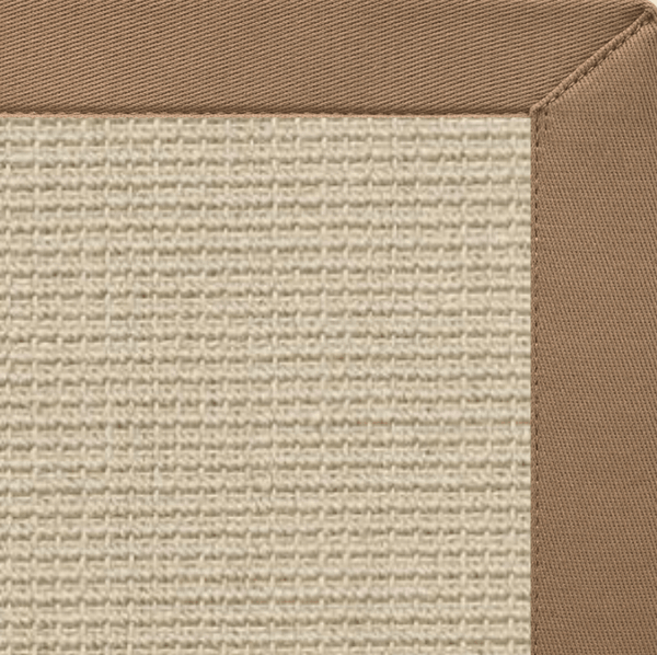 Linen Color Brasilia Sisal Rug with Harvest Haze Cotton Border alternate view