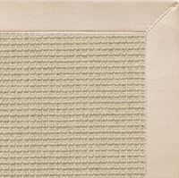 Posh Rug Linen Color Brasilia Sisal Rug with Ivory Cotton Border 3