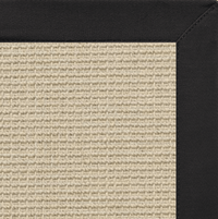 Posh Rug Linen Color Brasilia Sisal Rug with Lava Cotton Border 2