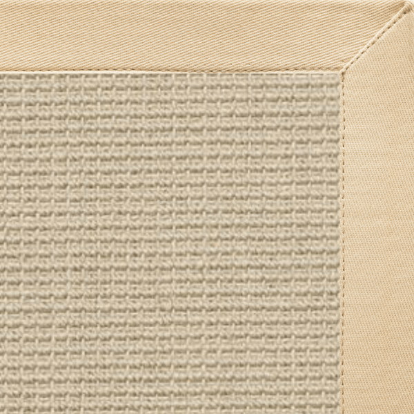 Linen Color Brasilia Sisal Rug with Magnolia Cotton Border alternate view