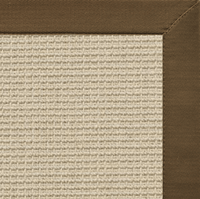 Posh Rug Linen Color Brasilia Sisal Rug with Marsh Cotton Border 3