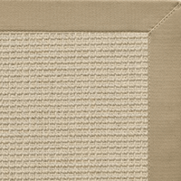 Posh Rug Linen Color Brasilia Sisal Rug with Moon Rock Gray Cotton Border 2