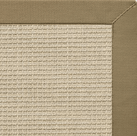 Posh Rug Linen Color Brasilia Sisal Rug with Oat Straw Cotton Border 3